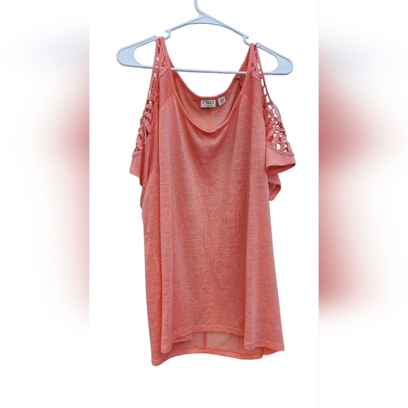 LOT BUNDLE OF 5 Trendy Womens Size 2X TOPS Blouses TUNICS Vibrant Colors SIZE 22 - Picture 14 of 17